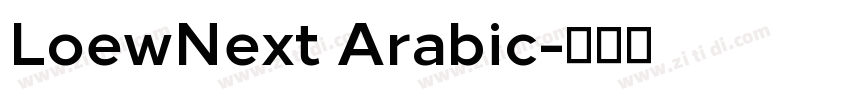 LoewNext Arabic字体转换